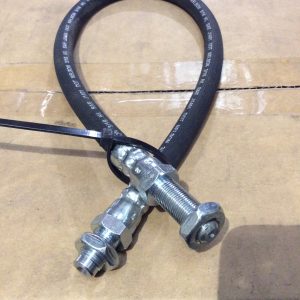 Leyland Roadrunner rear Flexible brake fluid hose chassis to T piece
