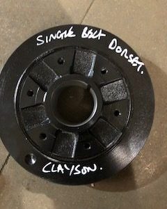 Dorset clayson single belt front pulley