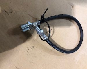 Iveco rear- Flexible Brake Fluid Hose ,,fits chassis to axle T piece